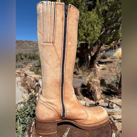 FRYE πΊπΈ Campus Pintuck Vintage Black Label Boots - Picture 10 of 16